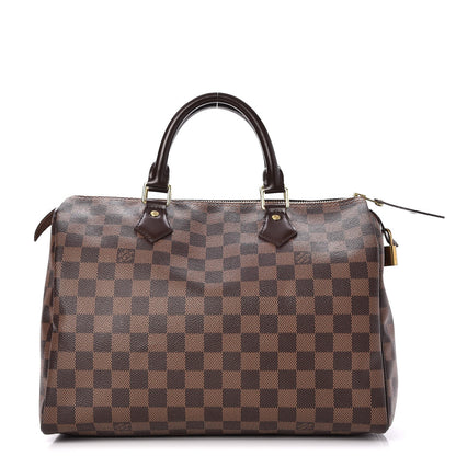 Louis Vuitton Damier Ebene Speedy 30 1 of 9