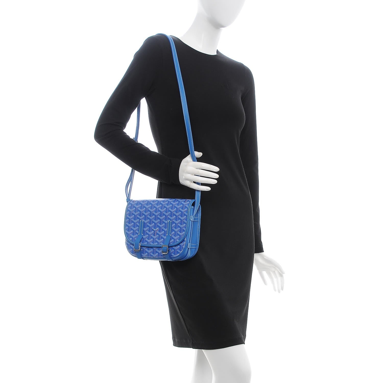 Goyard Goyardine Belvedere PM Messenger Bag Sky Blue 2 of 6