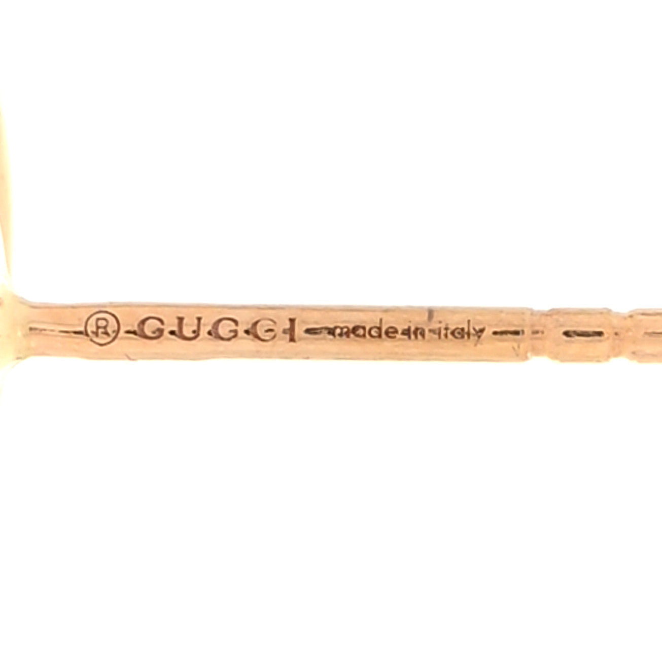 Gucci 18K Rose Gold Diamond Horsebit Earrings 4 of 5