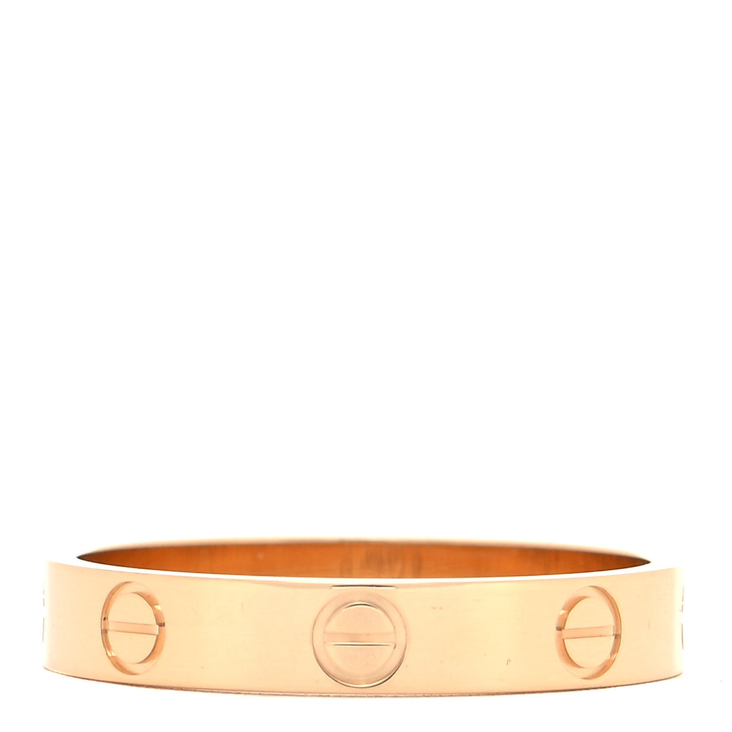 18K Yellow Gold 3.5mm LOVE Wedding Band Ring 57 8