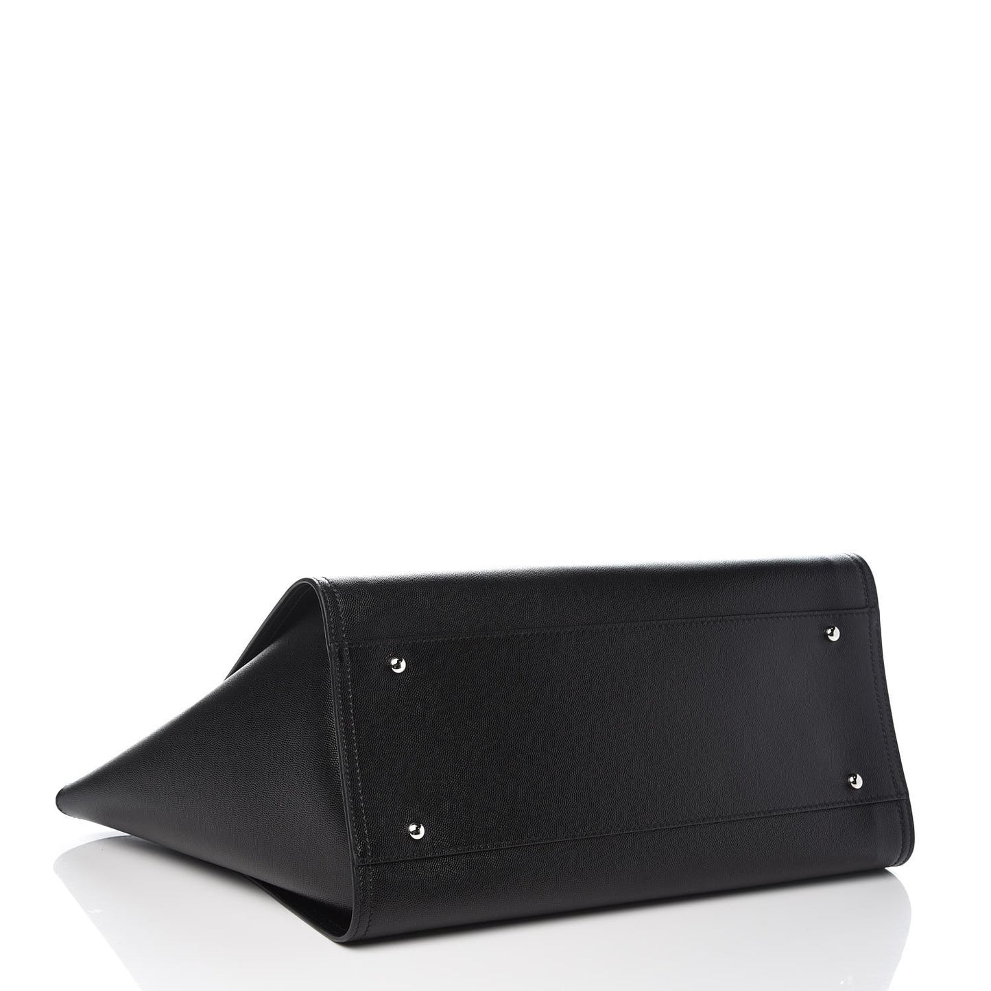 Caviar Large Studded Deauville Tote Black