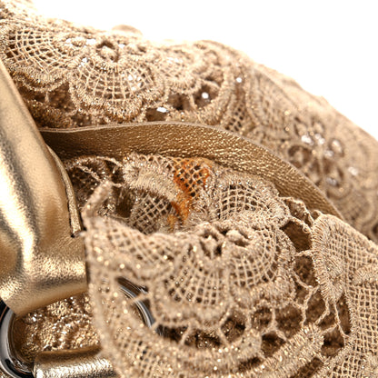 Prada Lace Pizzo S Bowler Gold 10 of 11