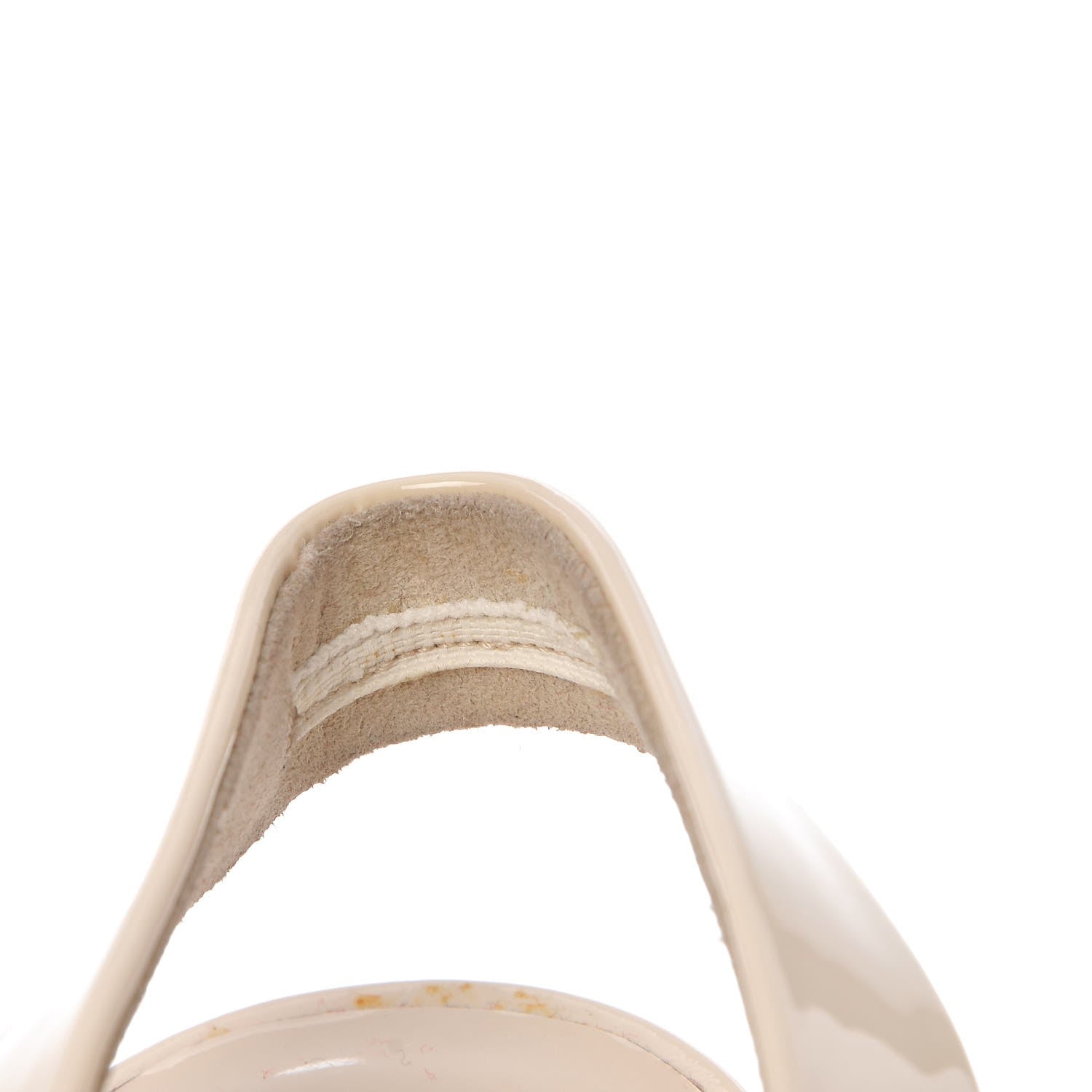 Christian Louboutin Patent Amelissa Platform Sandals 37 Natural 10 of 12