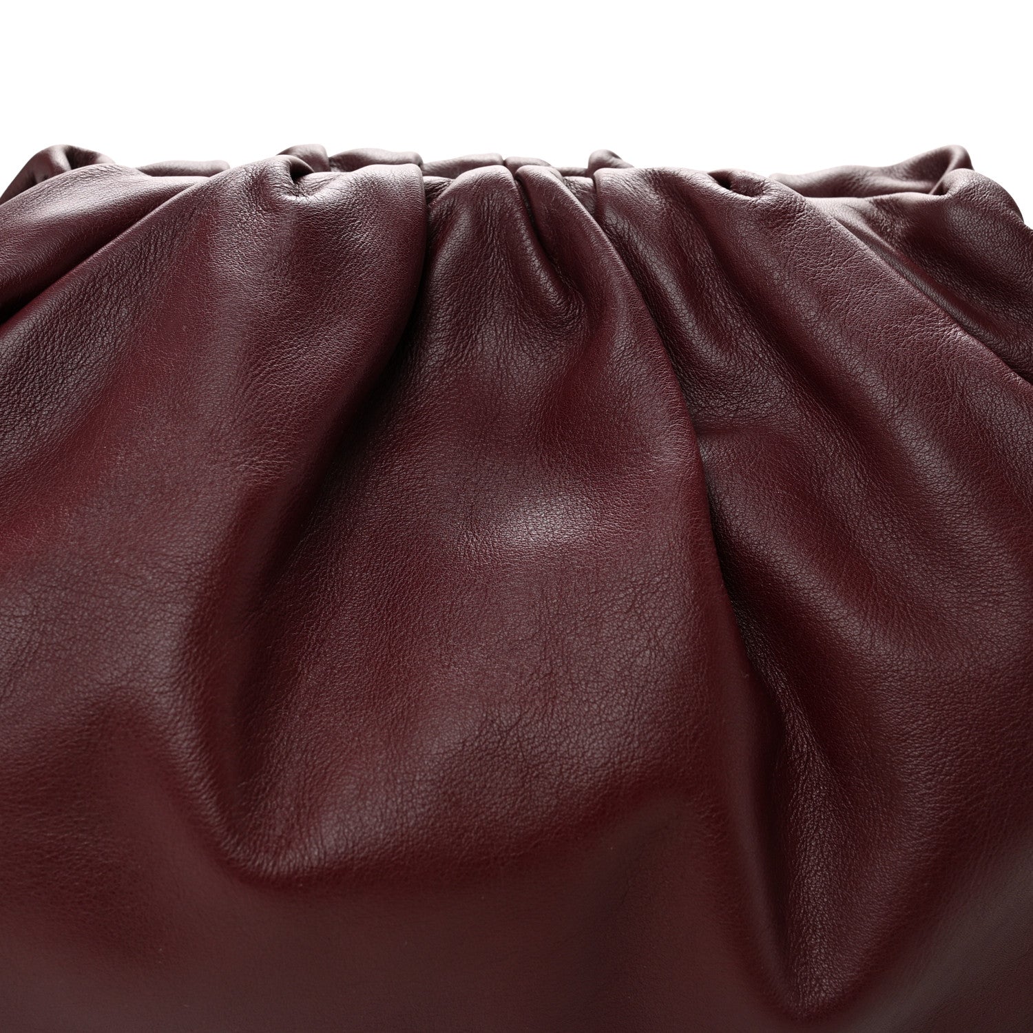 Bottega Veneta Smooth Butter Calf The Pouch Oversized Clutch Bordeaux 8 of 10