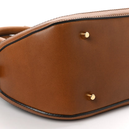 Burberry Bridle Calfskin House Check Small Orchard Bowling Bag Brown Ochre 11 of 12