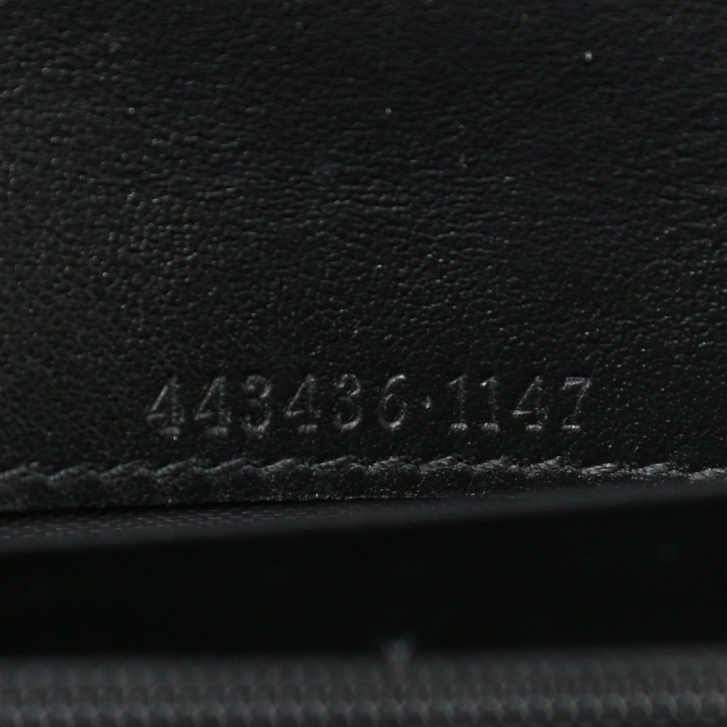 Gucci Calfskin Matelasse GG Marmont Continental Wallet Black 7 of 7