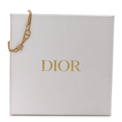 Christian Dior Metal Crystal CD Star Bracelet Gold 5 of 5