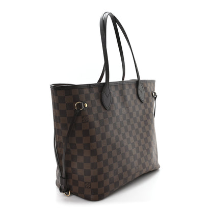 Louis Vuitton Damier Ebene Neo Neverfull MM Rose Ballerine 4 of 10