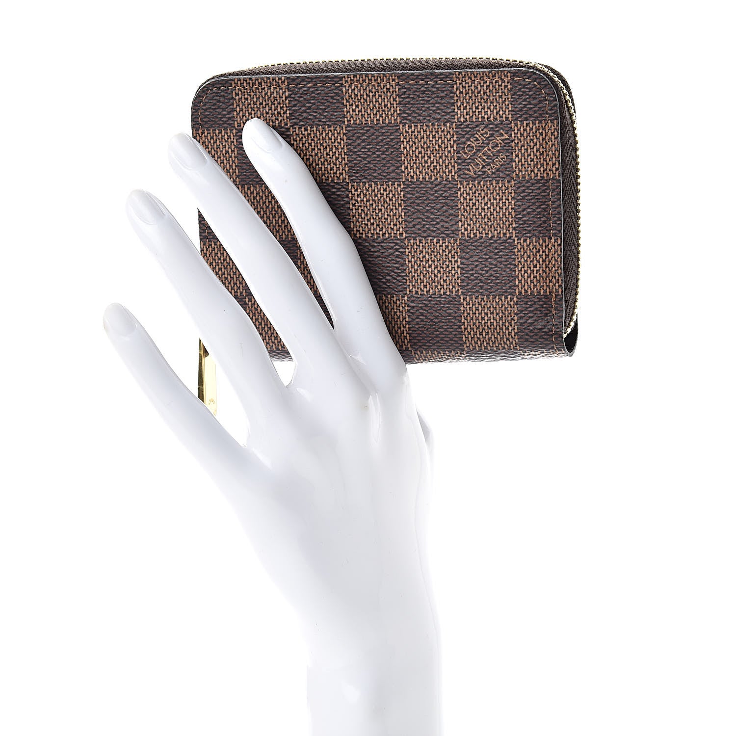 Louis Vuitton Damier Ebene Zippy Coin Purse 2 of 8