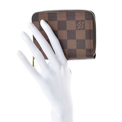 Louis Vuitton Damier Ebene Zippy Coin Purse 2 of 8