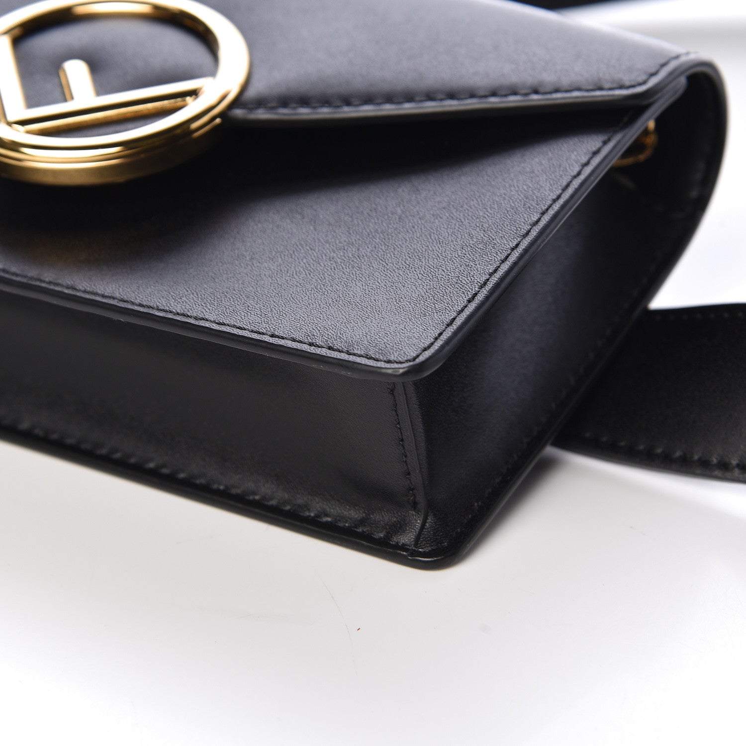 Fendi Vitello Liberty Lucido F is Fendi Envelope Belt Bag Black 11 of 12