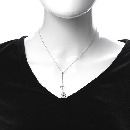 Tiffany Sterling Silver Letters Lariat Necklace 2 of 6