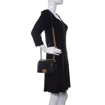 Chanel Caviar Quilted Small Boy Flap Black 2 of 11