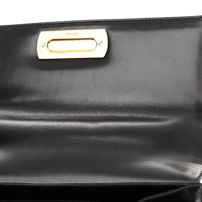 Salvatore Ferragamo Brushed Off Calfskin Iconic Large Top Handle Bag Black 11 of 17