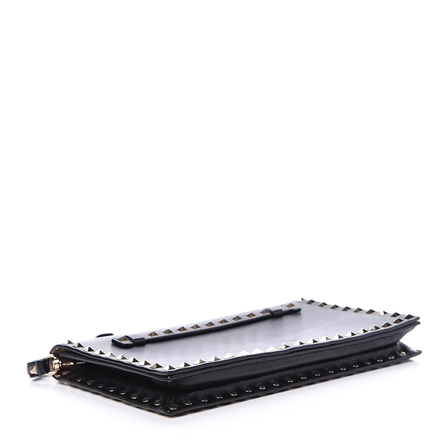 Valentino Garavani Nappa Rockstud Wristlet Clutch Black 3 of 10