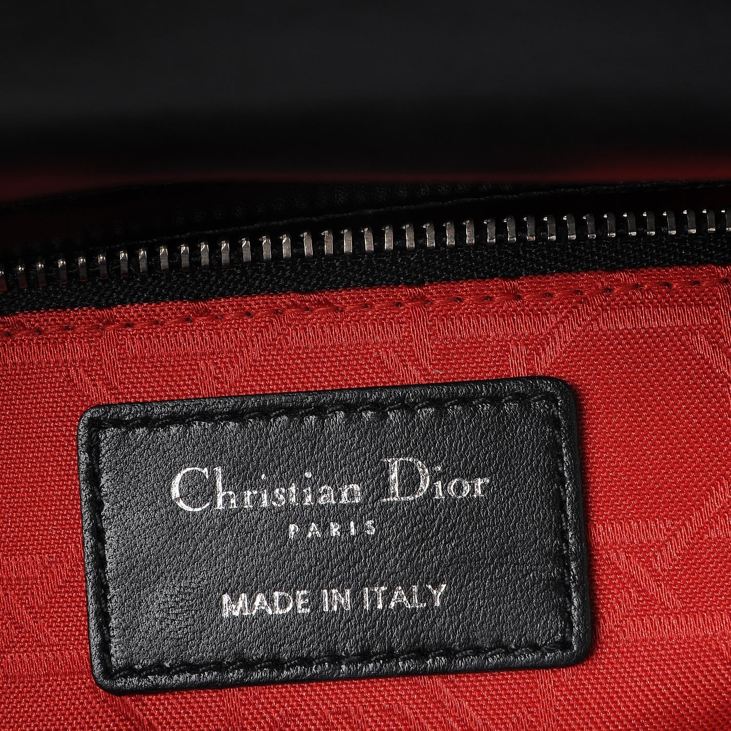 Christian Dior Lambskin Cannage Small Lucky Badges My Lady Dior Black 7 of 10