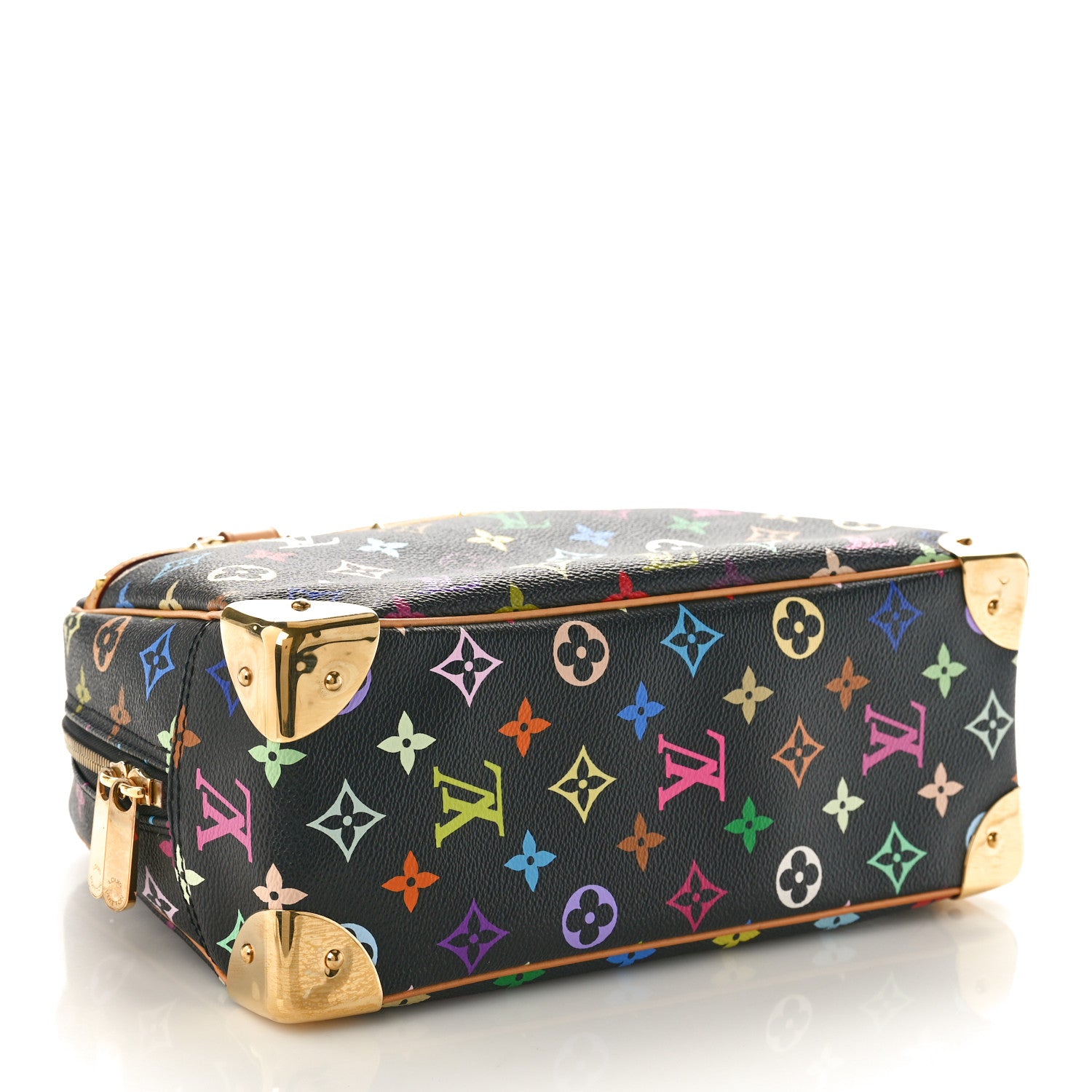 Louis Vuitton Monogram Multicolor Trouville Black 4 of 9