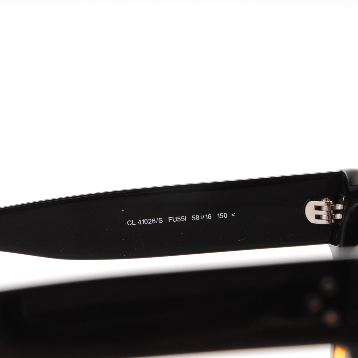 Celine Shadow Sunglasses CL 41026/S Black Havana 4 of 4