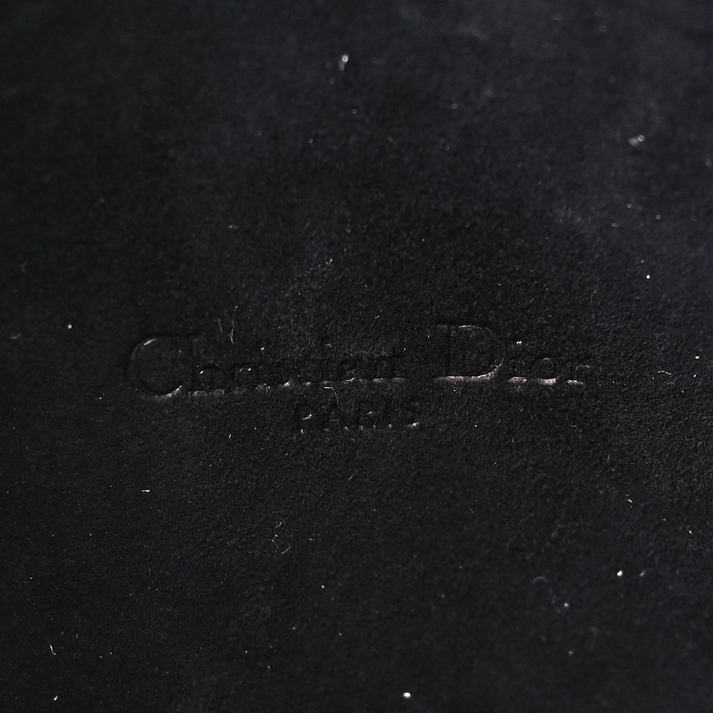 Grained Calfskin Caro Double Pouch Black