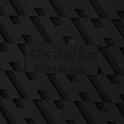 Hermes Calfskin Womens Chypre Sandals 36 Black 7 of 10