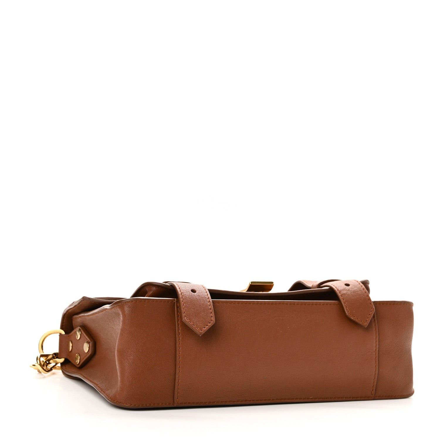 Proenza Schouler Lambskin Tiny PS1 Satchel Saddle 4 of 10