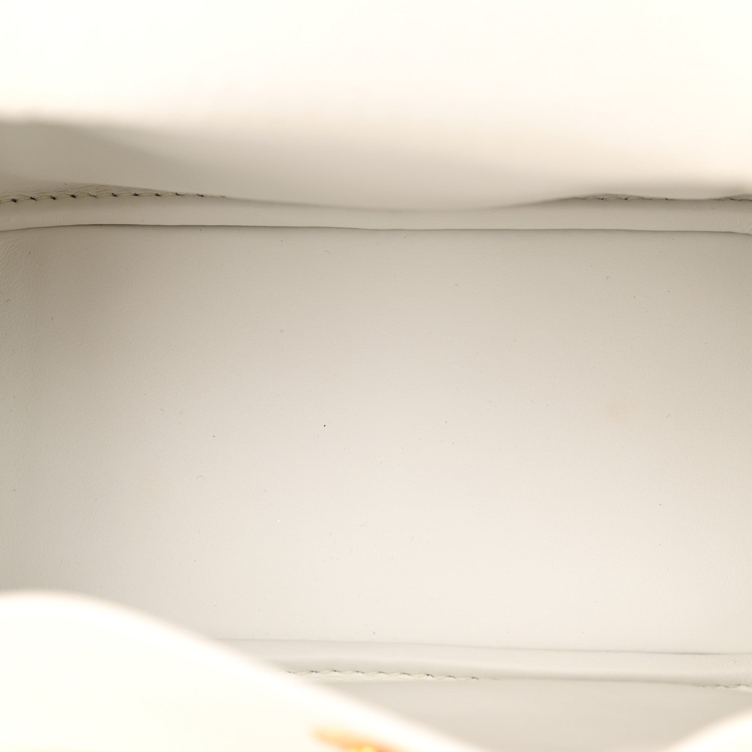 Hermes Taurillon Clemence Mini Lindy 20 New White 5 of 11
