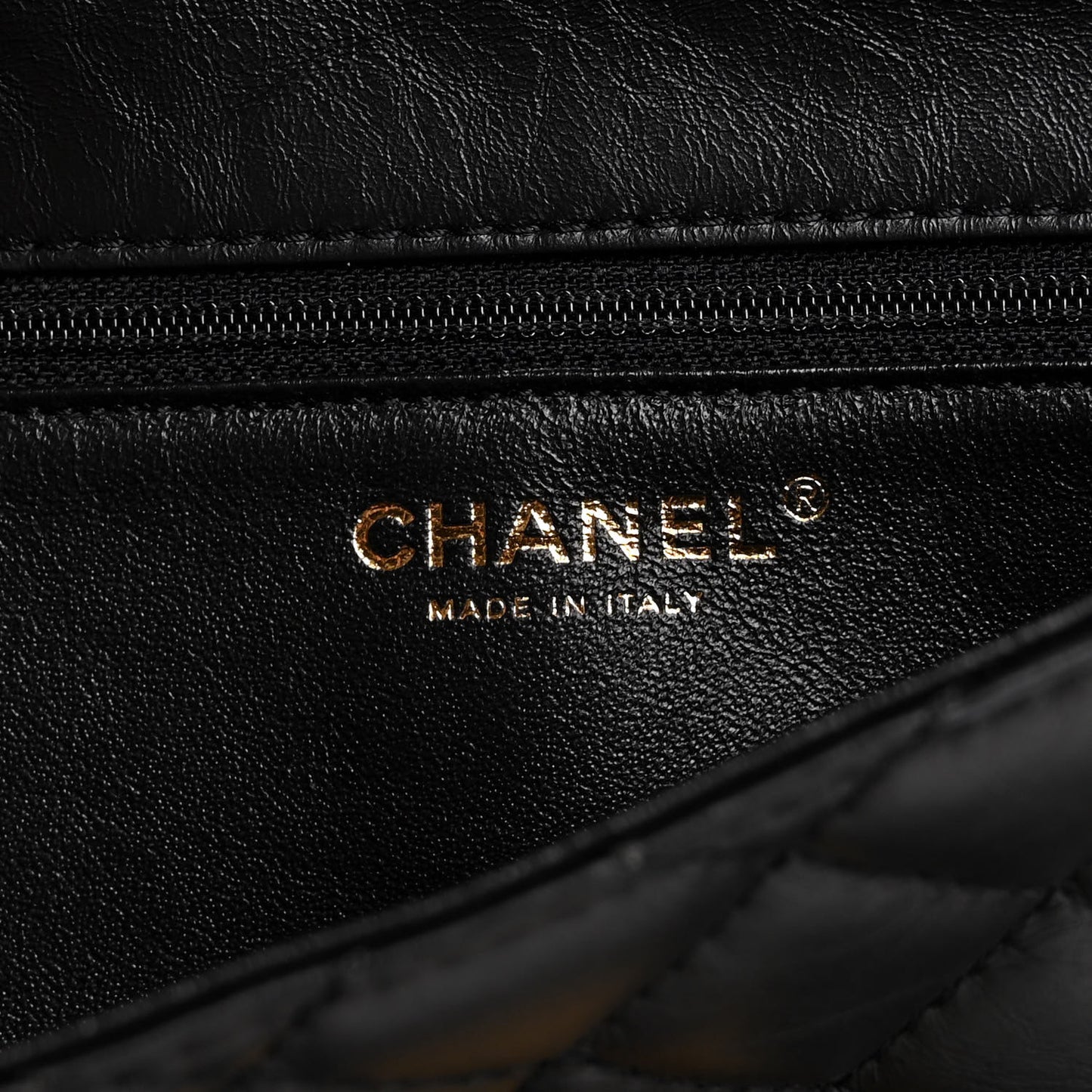 Aged Calfskin Quilted Reissue 2.55 Clutch Black