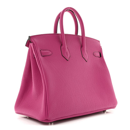 Hermes Togo Birkin 25 Rose Pourpre 3 of 12
