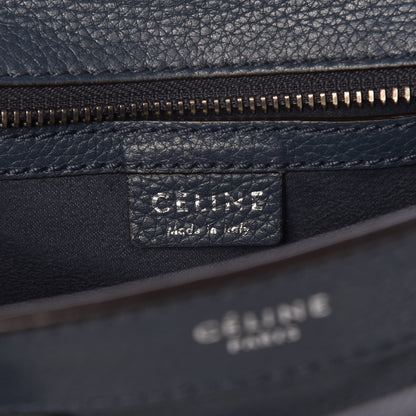 Celine Drummed Calfskin Nano Luggage Orage 6 of 9