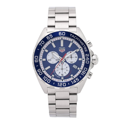 Tag Heuer Stainless Steel 43mm Formula 1 Chronograph Quartz Watch Blue CAZ1018 1 of 5