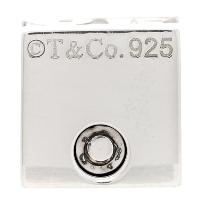 Tiffany Sterling Silver Atlas Cube Lock Pendant Necklace 5 of 6
