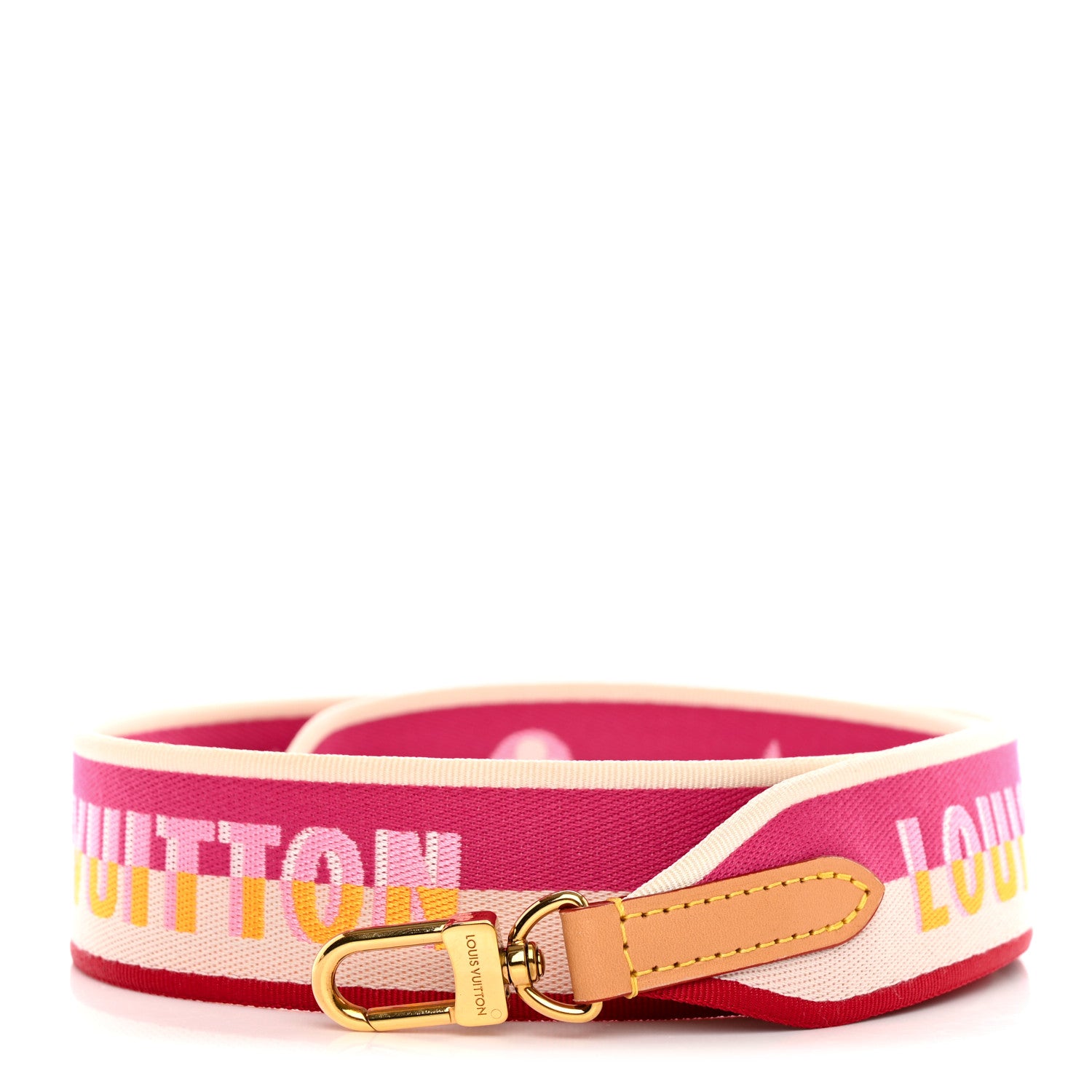 Louis Vuitton Jacquard Speedy Bandouliere 20 Shoulder Strap Fuchsia 1 of 3