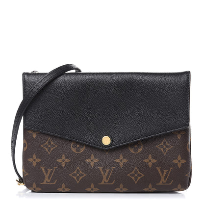 Louis Vuitton Monogram Twice Pochette Black 1 of 10