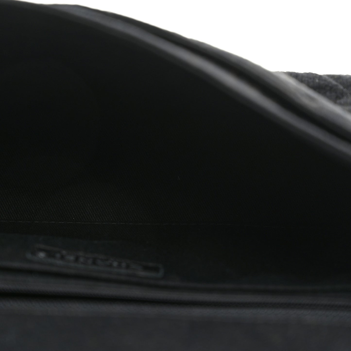 Fabric Quilted Le Marais Flap Black