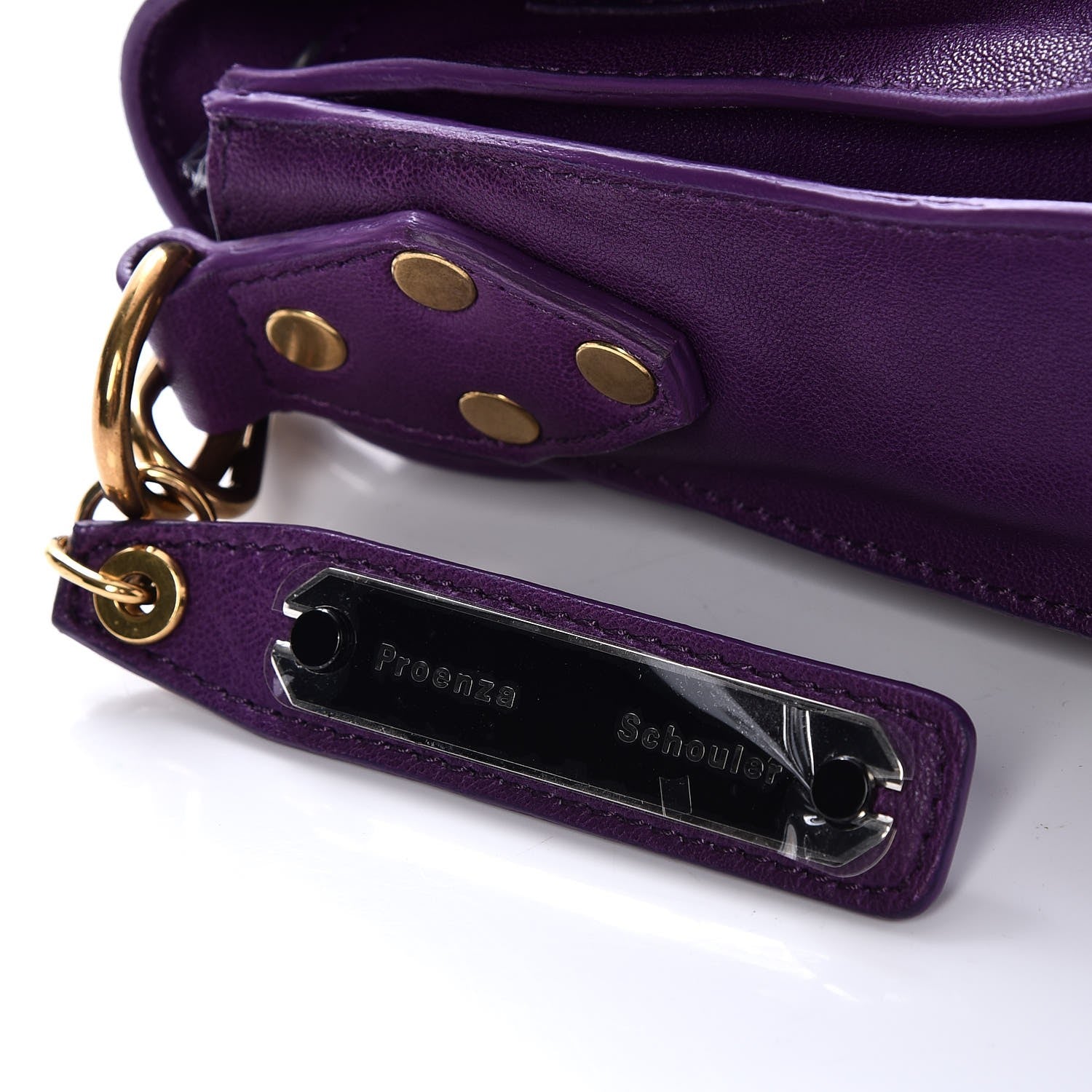 Proenza Schouler Lambskin PS1 Pouch Messenger Veruca Salt 8 of 11