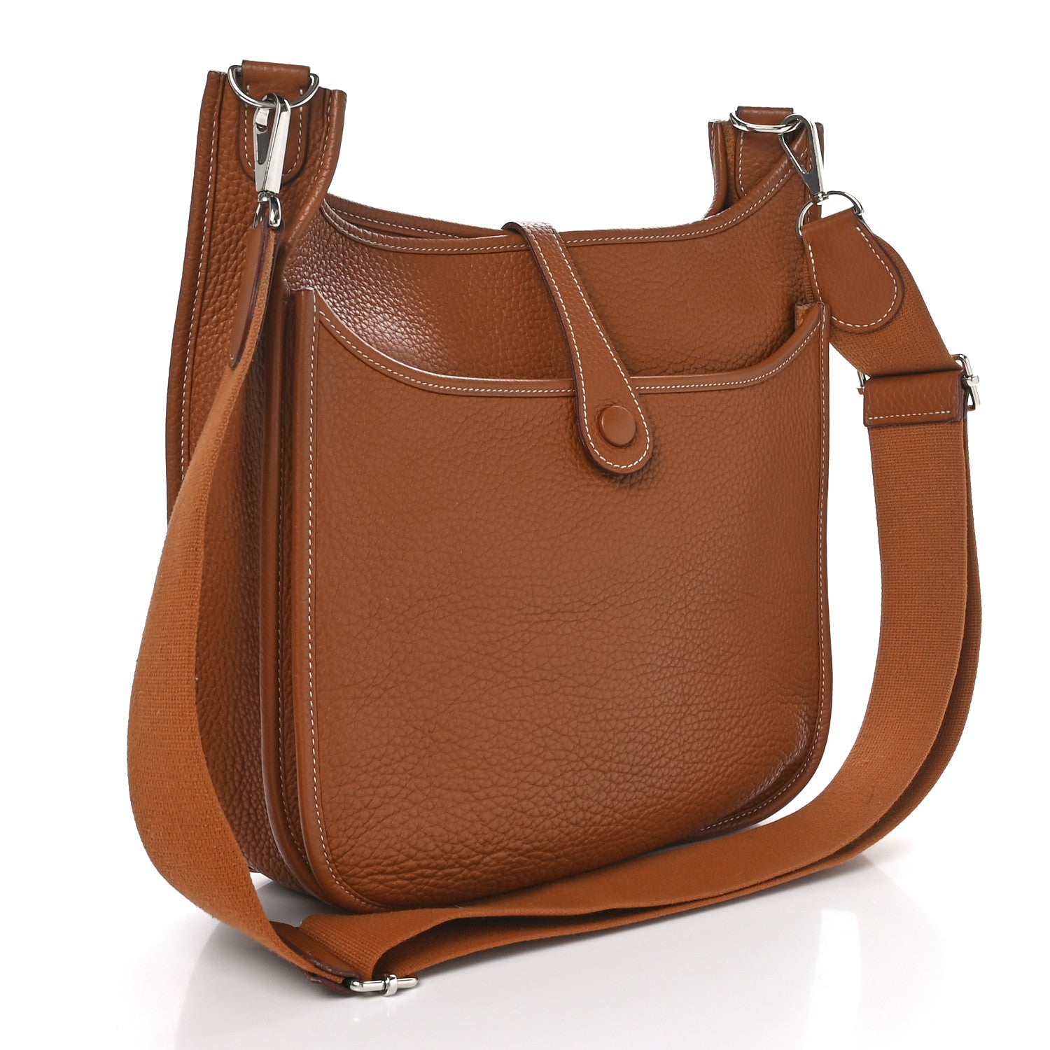 Hermes Taurillon Clemence Evelyne III PM Gold 2 of 10