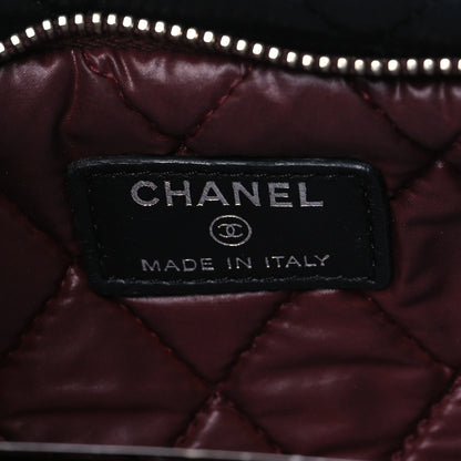 Chanel Lambskin Quilted CC Beauty Clutch Black 7 of 9