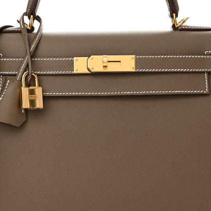 Hermes Epsom Kelly Sellier 28 Etoupe 7 of 10
