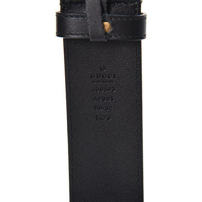 Gucci Calfskin Double G 40mm Belt 80 32 Black 3 of 4