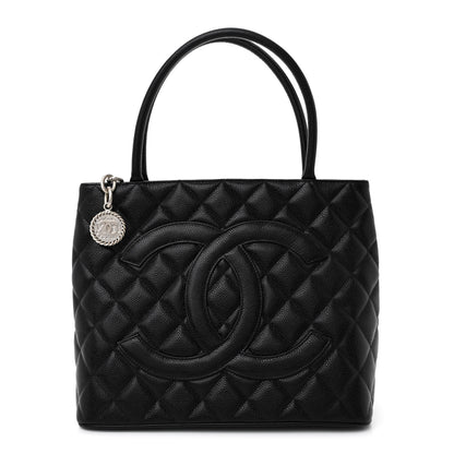 Chanel Caviar Quilted Medallion Tote Black 1 of 10