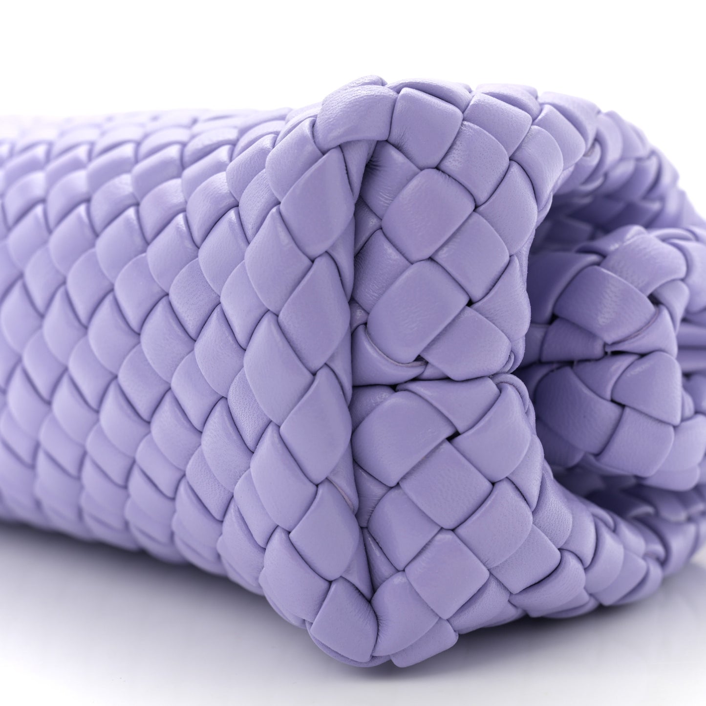 Nappa Intreccio Mini Padded Handle Bag Wisteria