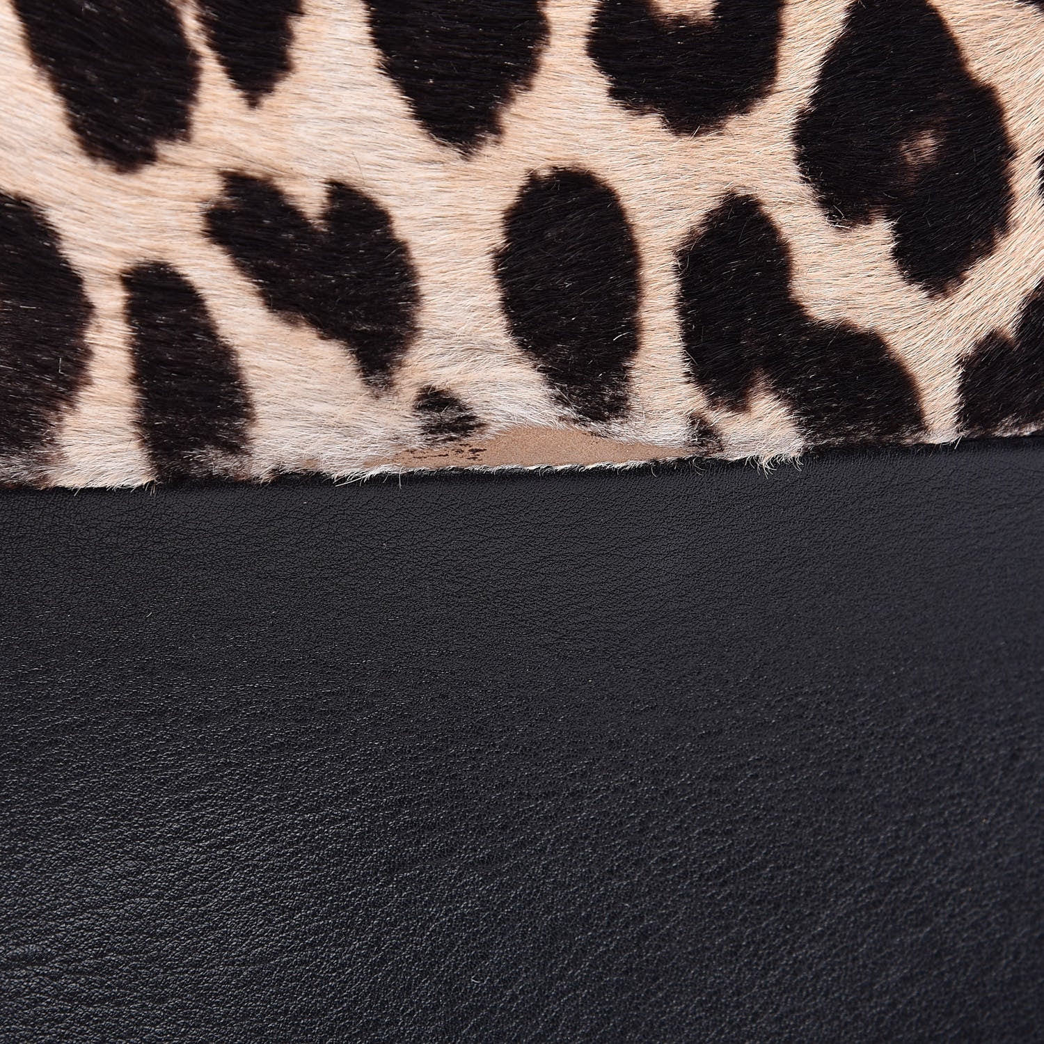 Celine Pony Hair Calfskin Leopard Print All Soft Tote Black 17 of 17