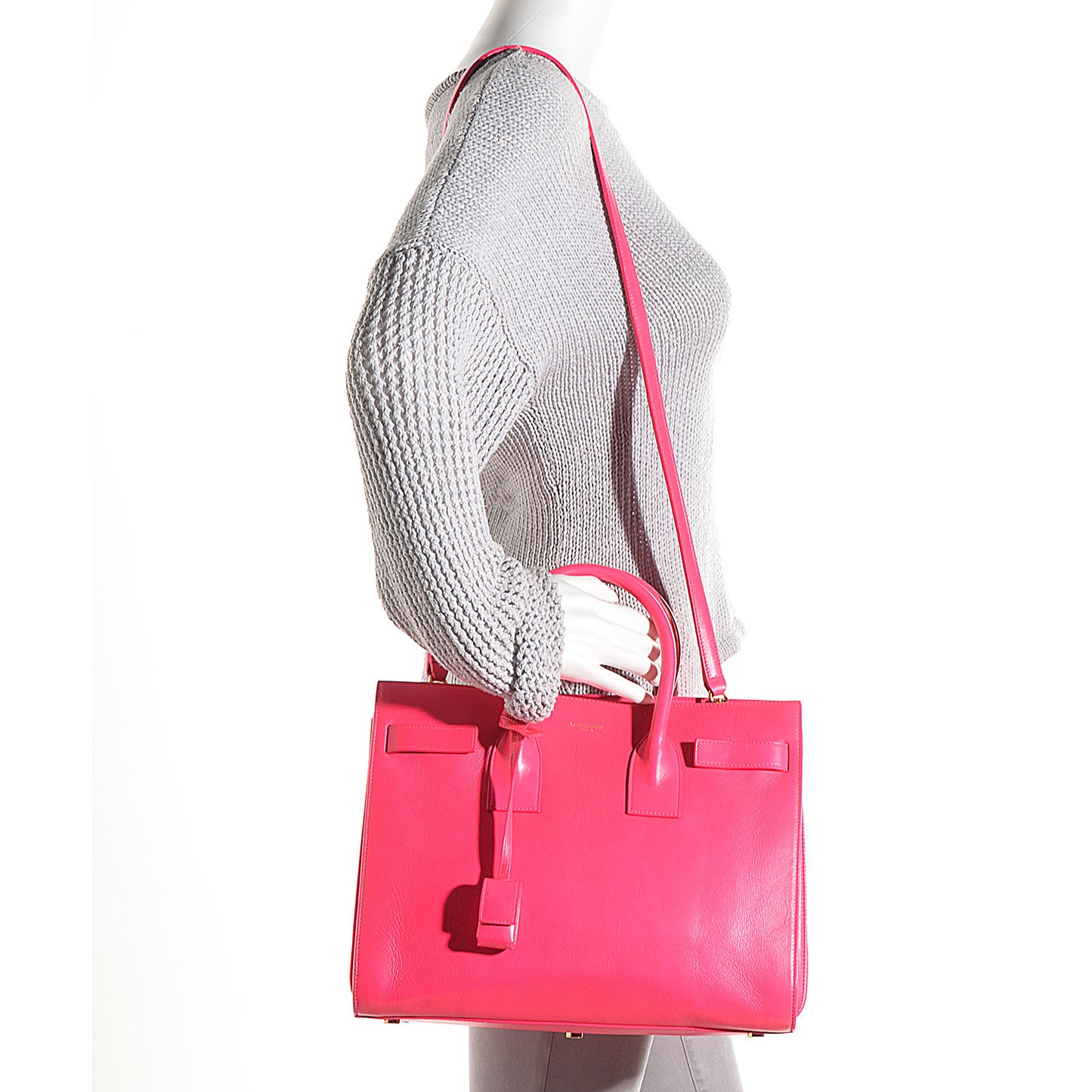 Calfskin Small Sac De Jour Sugar Pink