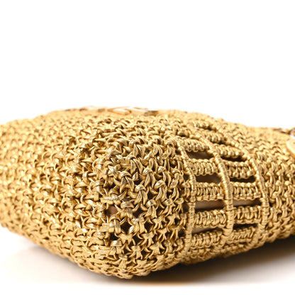 Chanel Metallic Calfskin Macrame Mini Chanel 22 Gold 10 of 10