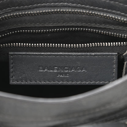 Balenciaga Agneau Classic Silver Hardware Mini City Gris Fossile 6 of 11