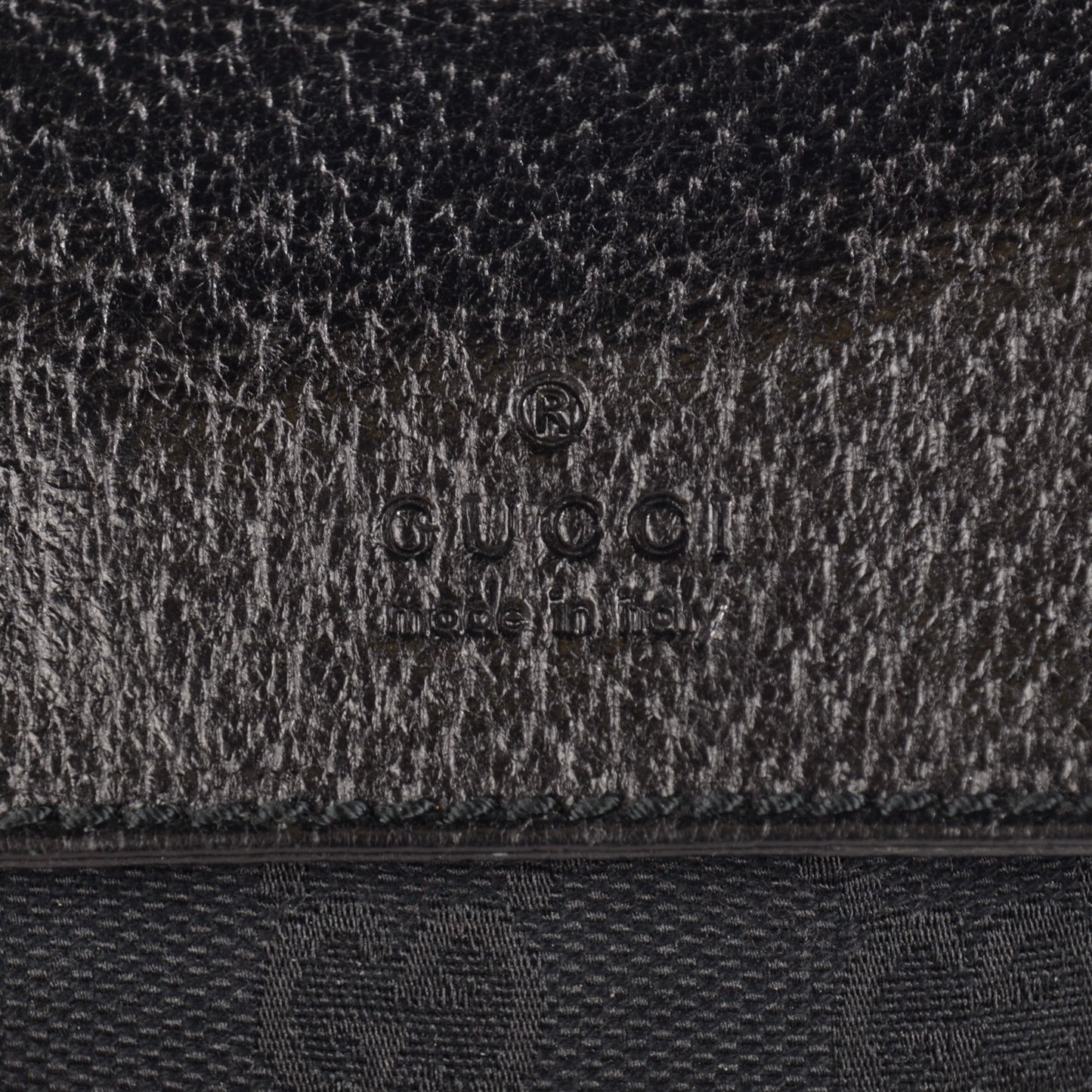 Monogram Belt Bag Black