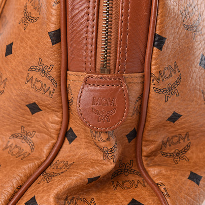 MCM Visetos Shoulder Bag Cognac 8 of 14
