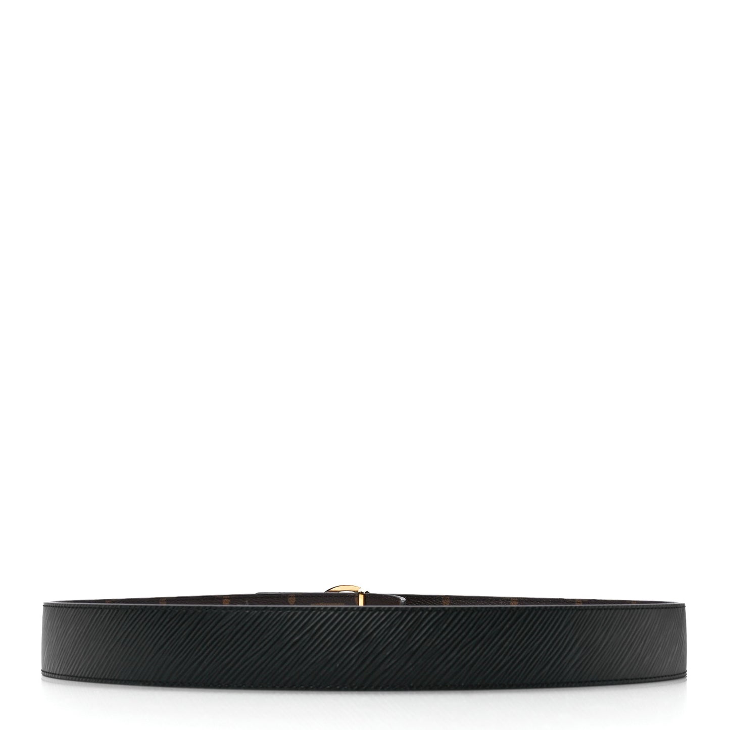 Monogram Epi 35mm LV Circle Reversible Belt 85 34 Black
