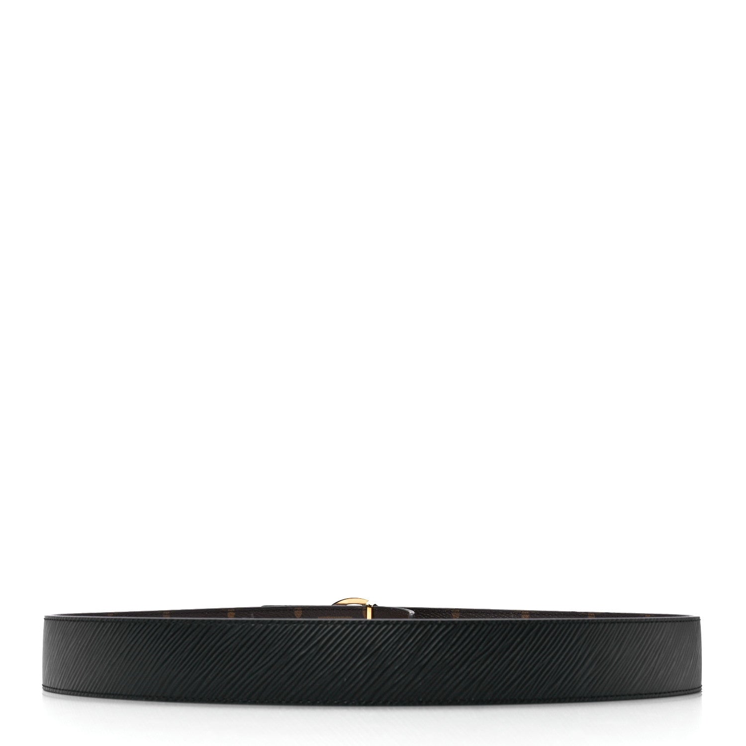 Louis Vuitton Monogram Epi 35mm LV Circle Reversible Belt 85 34 Black 2 of 5