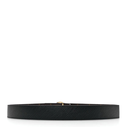 Louis Vuitton Monogram Epi 35mm LV Circle Reversible Belt 85 34 Black 2 of 5